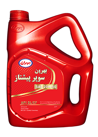 بهران سوپر پیشتاز 20w50 روغن موتور بنزینی بهران سوپر پیشتاز 20w50